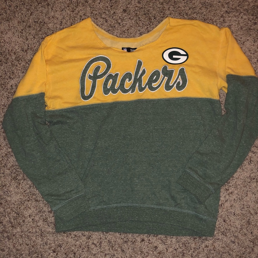 Old fashioned Packers sweatshirt